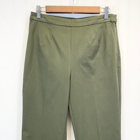 NEW Court & Rowe Womens 6 Kinsey Pant Olive Fern Green Career Trouser Stretchy - Picture 5 of 11
